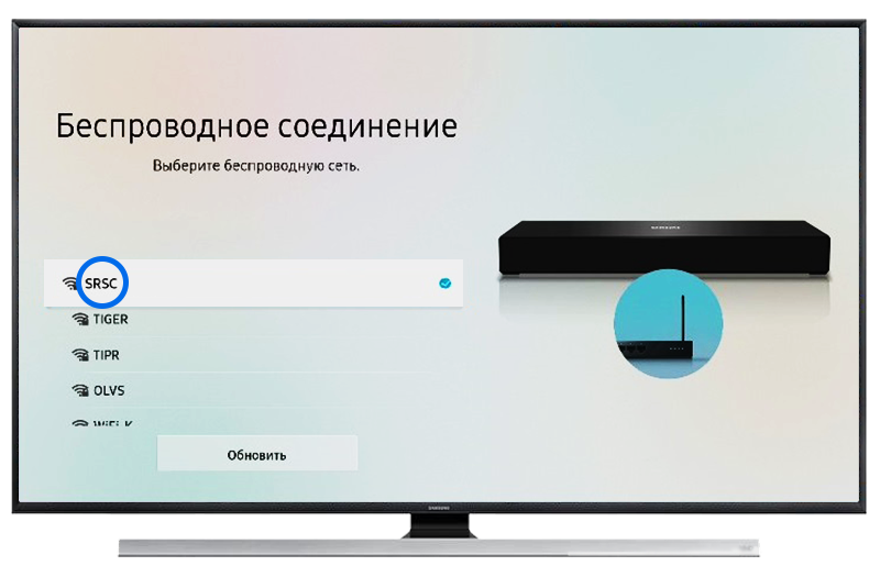 как подключить тв самсунг к вайфаю