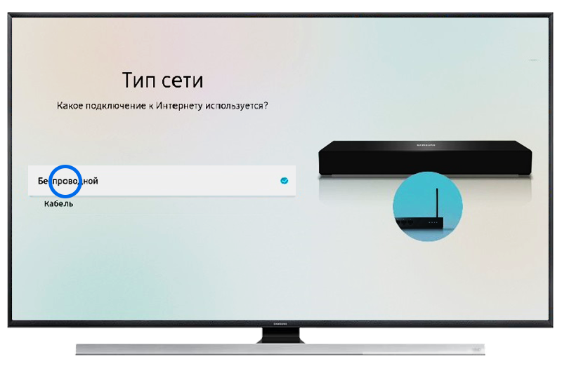 беспроводное подключение телевизора
